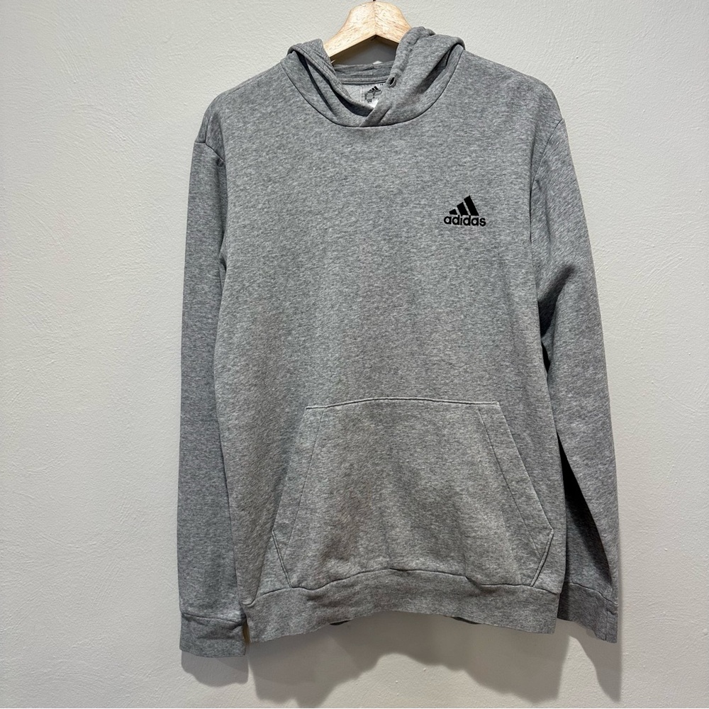 Adidas Men's Heather Gray Hoodie